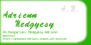 adrienn medgyesy business card